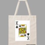 King Spade Tote Bag