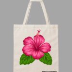 Hibiscus Tote Bag