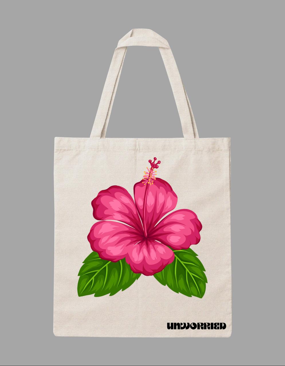 WhatsApp Image 2026-07-06 at 9.50.18 PM (7) Hibiscus Tote Bag - Image 1