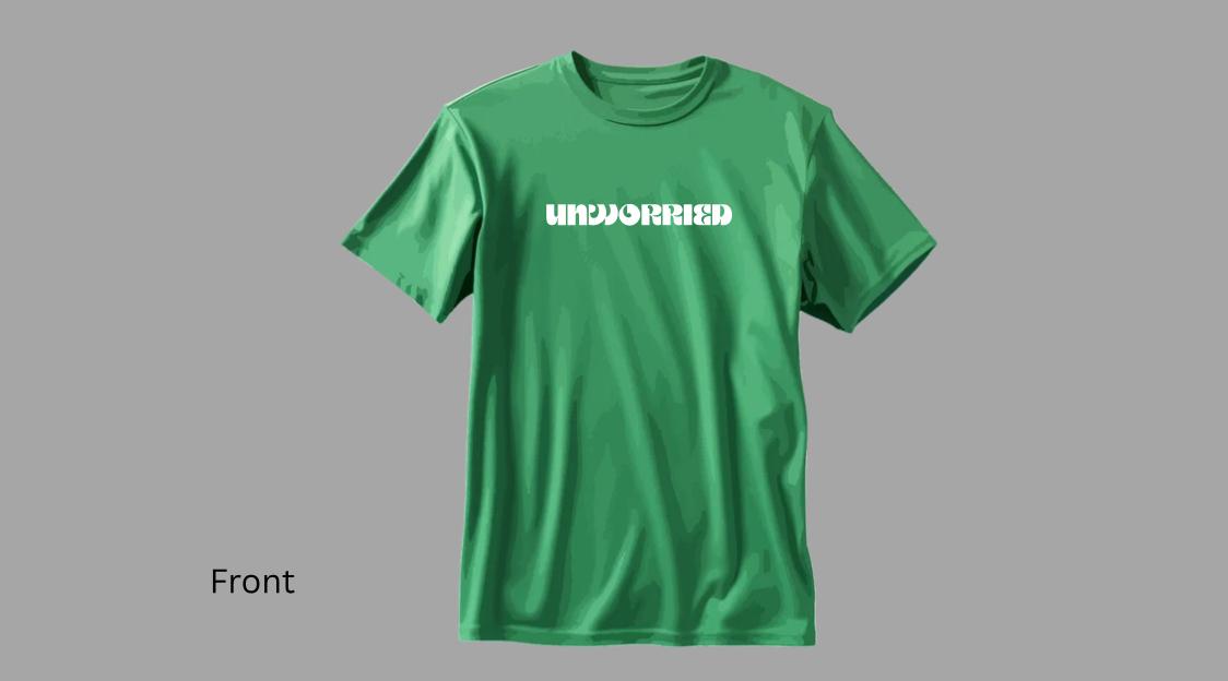 WhatsApp Image 2026-07-21 at 3.06.38 PM Unworried Green Plain Tee - Image 1
